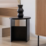 Field Stool, Black Oak
