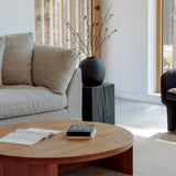 Amalfi Stool, Burned Pine