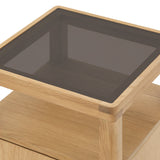 Glimpse Pedestal, White Oak