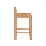 Plane Stool, Counter, Oak