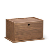 Keep Stacking Storage System, Closed, Walnut