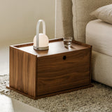 Keep Stacking Storage System, Closed, Walnut