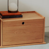 Keep Stacking Storage System, Closed, White Oak