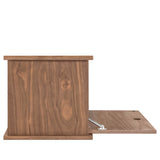 Keep Stacking Storage System 1-Piece, Closed, Walnut