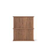 Keep Stacking Storage System 2-Piece, Open, Walnut