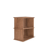 Keep Stacking Storage System 2-Piece, Open, Walnut