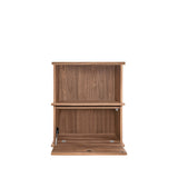 Keep Stacking Storage System 2-Piece, Open and Closed, Walnut