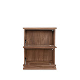 Keep Stacking Storage System 2-Piece, Closed, Walnut