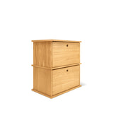 Keep Stacking Storage System 2-Piece, Closed, White Oak