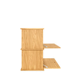 Keep Stacking Storage System 2-Piece, Closed, White Oak